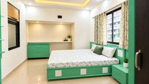 Bedroom in 2 BHK Apartment at Neelkanth Palms, Kapur Bawdi – for Rent