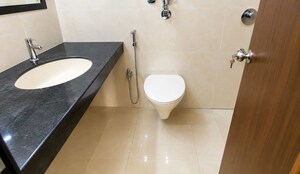 Bathroom in 2 BHK Apartment at Neelkanth Palms, Kapur Bawdi – for Rent