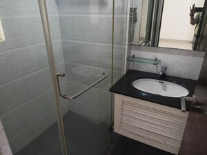 Bathroom in 3 BHK Apartment at Trendset Winz, Nanakramguda – for Rent