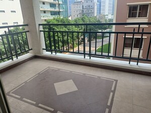 Balcony in 3 BHK Apartment at Trendset Winz, Nanakramguda – for Rent