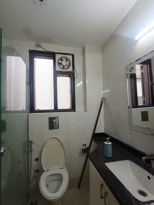 Bathroom in 3 BHK Builder Floor at Greater Kailash I – for Rent