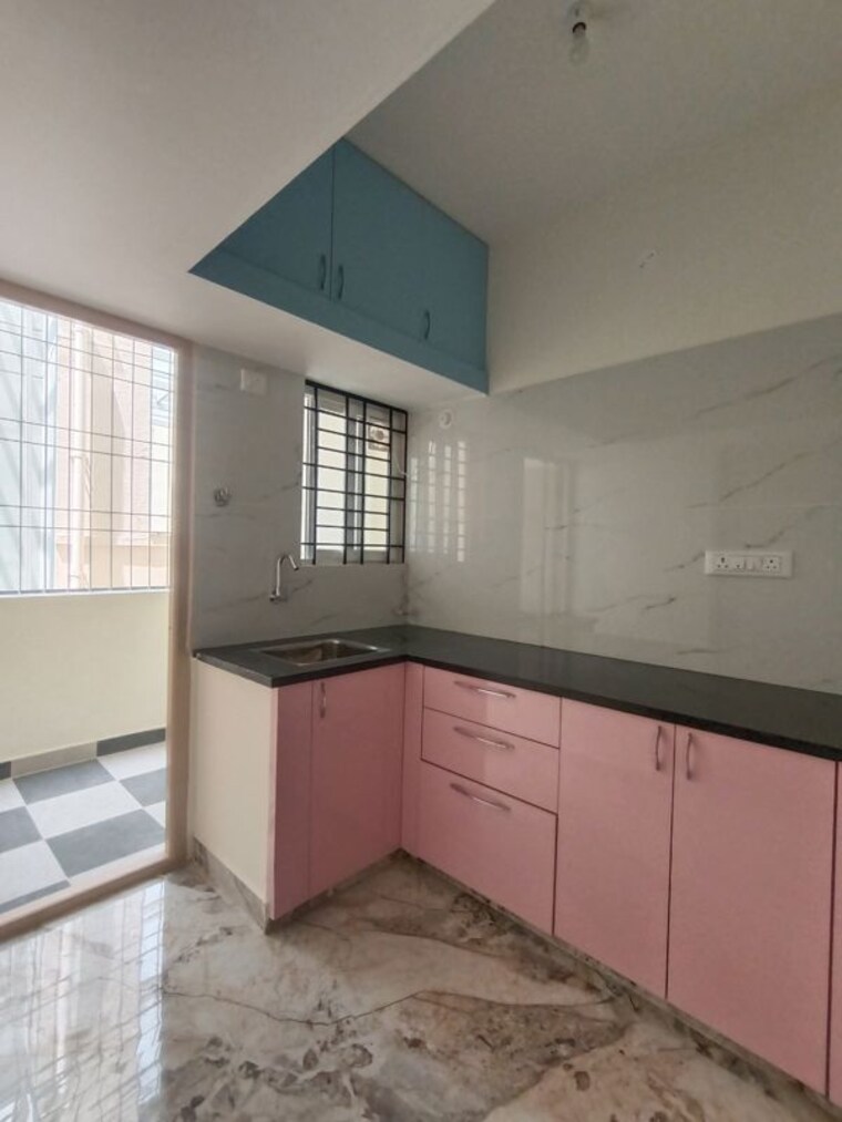 Kitchen, hal layout 1 Bedroom 500 Sq.Ft. Builder Floor In Hal Layout Bangalore 10749090