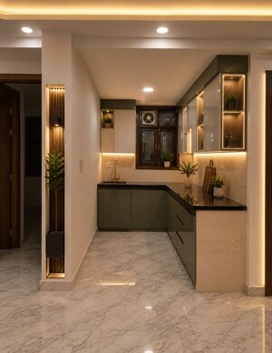 Building Lobby in 3 BHK Builder Floor at Malviya Nagar – for Rent