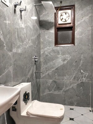 Bathroom in 3 BHK Builder Floor at Malviya Nagar – for Rent