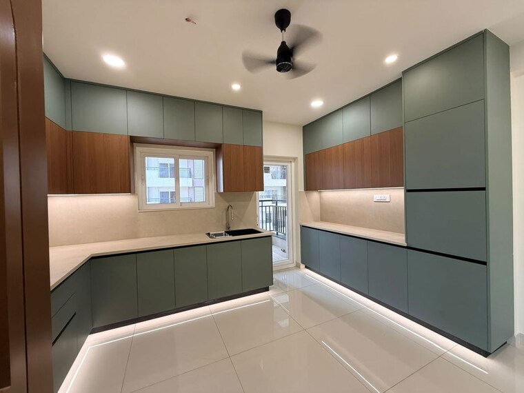 Kitchen, hill-ridge-springs 4 Bedroom 2560 Sq.Ft. Apartment In Gachibowli Hyderabad 10749119