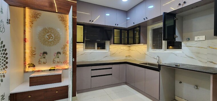 Kitchen, hill-ridge-springs 4 Bedroom 2560 Sq.Ft. Apartment In Gachibowli Hyderabad 10749119