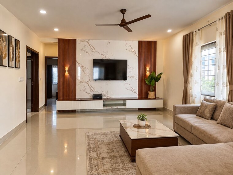 Living Room, rj-lake-gardenia 3 Bedroom 2129 Sq.Ft. Apartment In Old Madras Road Bangalore 10669922