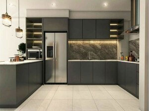 Kitchen in 4 BHK Builder Floor at Janakpuri – for Sale