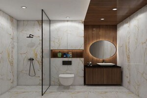 Attached Bathroom in 4 BHK Builder Floor at Janakpuri – for Sale