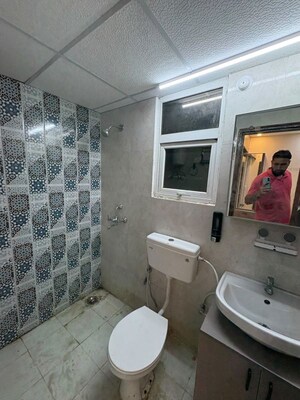 Bathroom in 2 BHK Apartment at Signature The Millennia 3, Sector 37d – for Rent