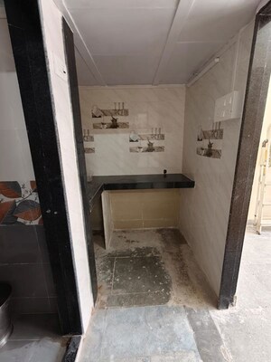 Bathroom in 1 RK Apartment at Gokuldham Complex, Goregaon East – for Rent