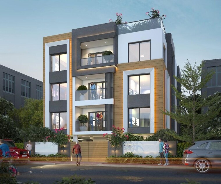 Exterior View, sector 81 3 Bedroom 1540 Sq.Ft. Builder Floor In Sector 81 Noida 10748820