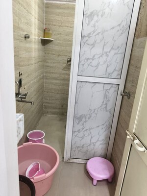 Bathroom in 1 BHK Apartment at Malad Apartment, Malad West – for Rent