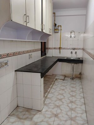 Kitchen in 2 BHK Builder Floor at Chattarpur – for Rent