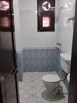 Bathroom in 2 BHK Builder Floor at Chattarpur – for Rent