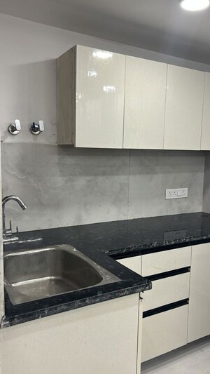 Kitchen in 1 BHK Builder Floor at Freedom Fighters Enclave – for Rent