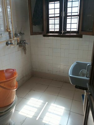 Bathroom in 3 BHK Independent House at Panchkula Urban Estate – for Rent