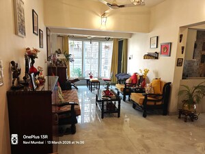 Living Room in 3 BHK Apartment at Raghunath Vihar, Kharghar – for Rent