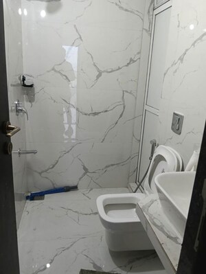 Bathroom in 3 BHK Apartment at Kasturi Regius, Kharghar Sector 12 – for Rent