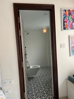 Building Lobby in 3 BHK Apartment at Sarita Vihar – for Rent