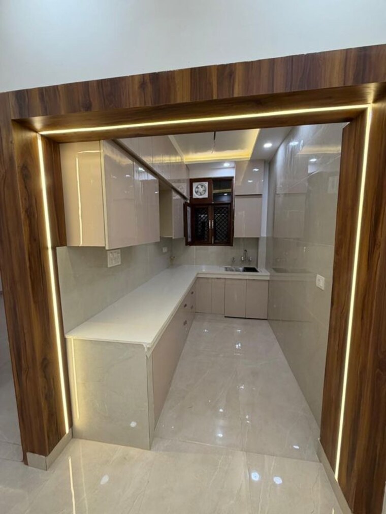 Kitchen, niti khand i 3 Bedroom 1200 Sq.Ft. Builder Floor In Niti Khand I Ghaziabad 10749436