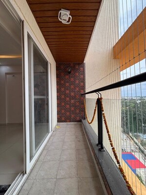Balcony in 3 BHK Apartment at Mahaveer Celesse, Hunasamaranahalli – for Rent