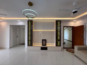 Bathroom in 3 BHK Apartment at Mahaveer Celesse, Hunasamaranahalli – for Rent