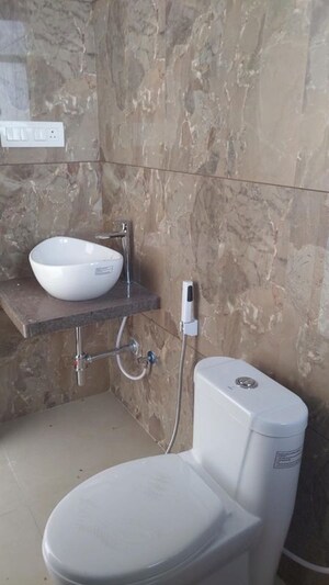 Bathroom in 3 BHK Apartment at Nishtha Devsiddhi Lavish, Navrangpura – for Rent