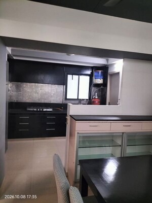 Kitchen in 3 BHK Apartment at Prahlad Nagar – for Rent