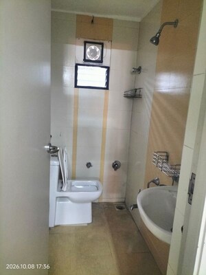 Bathroom in 3 BHK Apartment at Prahlad Nagar – for Rent