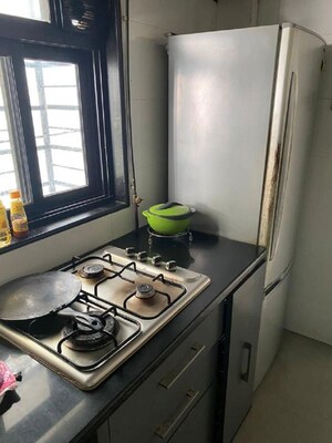 Kitchen in 1 BHK Apartment at Bandra West – for Rent
