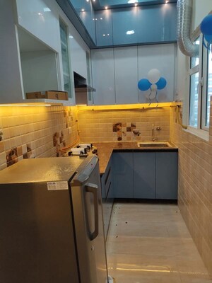 Kitchen in 1 BHK Apartment at Gaur City 2 - 14th Avenue, Sector 16c Greater Noida – for Rent