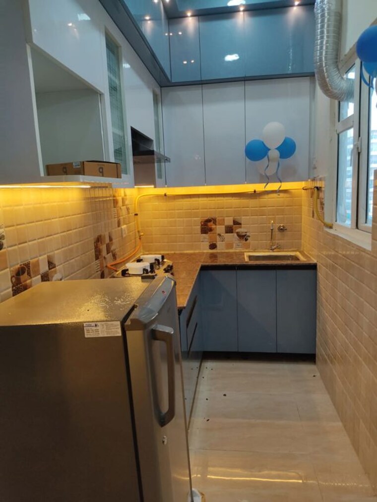 Kitchen, gaur-city-2-14th-avenue 1 Bedroom 530 Sq.Ft. Apartment In Sector 16c Greater Noida Greater Noida 10749595
