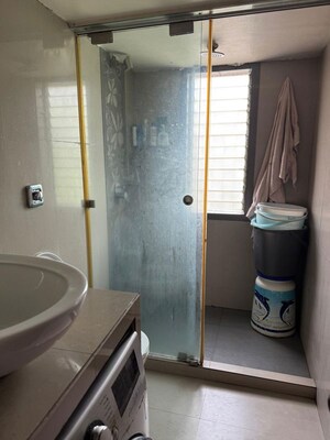 Bathroom in 2 BHK Apartment at Kherwadi – for Rent
