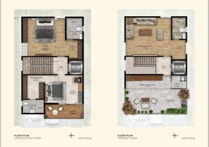 Floor Plan in 4 BHK Villa at MJ Terra Vista, S Bingipura – for Sale