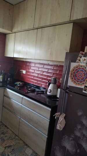Kitchen in 3 BHK Apartment at Twin Towers, Prabhadevi – for Rent