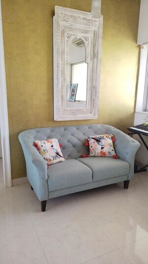 Living Room in 3 BHK Apartment at Twin Towers, Prabhadevi – for Rent