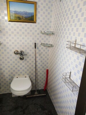 Bathroom in 1 BHK Apartment at Silver Square CHS Ltd, Santacruz East – for Rent