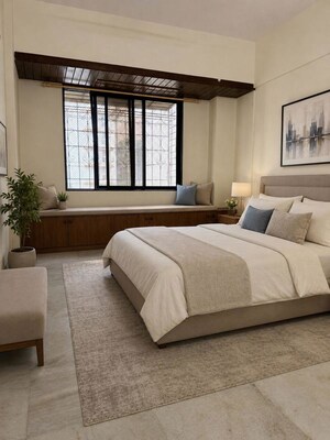 Bedroom in 1.5 BHK Apartment at Ajmera I Land Aeon, Bhakti Park – for Rent