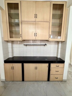 Kitchen in 1.5 BHK Apartment at Ajmera I Land Aeon, Bhakti Park – for Rent