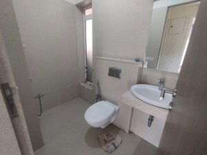 Bathroom in 2 BHK Apartment at L And T Seawoods Residences, Seawoods – for Rent
