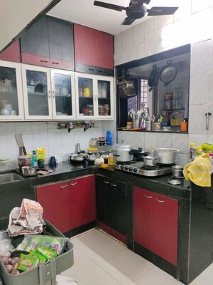 Kitchen in 2 BHK Apartment at Neelkanth Sparkle, Ghansoli – for Rent