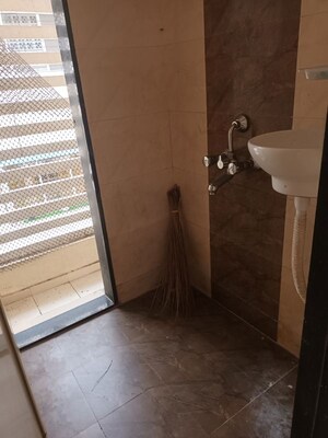 Bathroom in 1 BHK Apartment at Neelkanth Sparkle, Ghansoli – for Rent