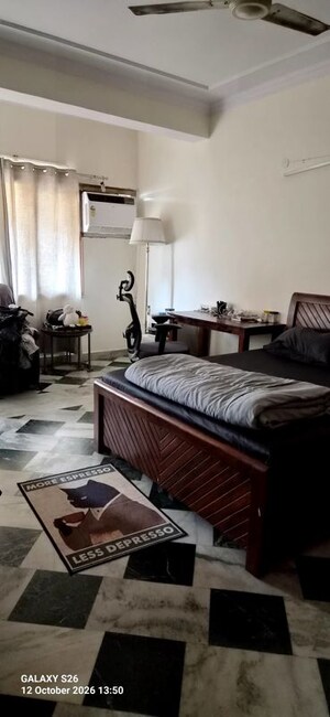 Bedroom in 3.5 BHK Builder Floor at East Of Kailash – for Sale
