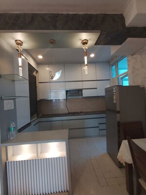 Kitchen in 3 BHK Apartment at Omaxe The Palace, Gomti Nagar – for Sale