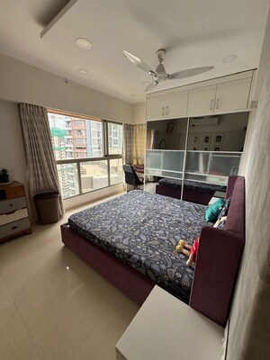 Bedroom in 3 BHK Apartment at Satellite Tower, Goregaon East – for Rent