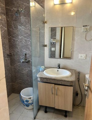 Bathroom in 3 BHK Builder Floor at Rajouri Garden – for Rent