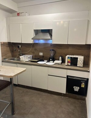 Kitchen in 3 BHK Builder Floor at Rajouri Garden – for Rent