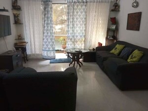 Living Room in 2 BHK Apartment at Panchshil Satellite Towers, Koregaon Park – for Rent