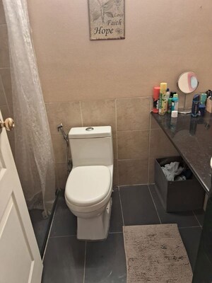 Bathroom in 2 BHK Apartment at Panchshil Satellite Towers, Koregaon Park – for Rent